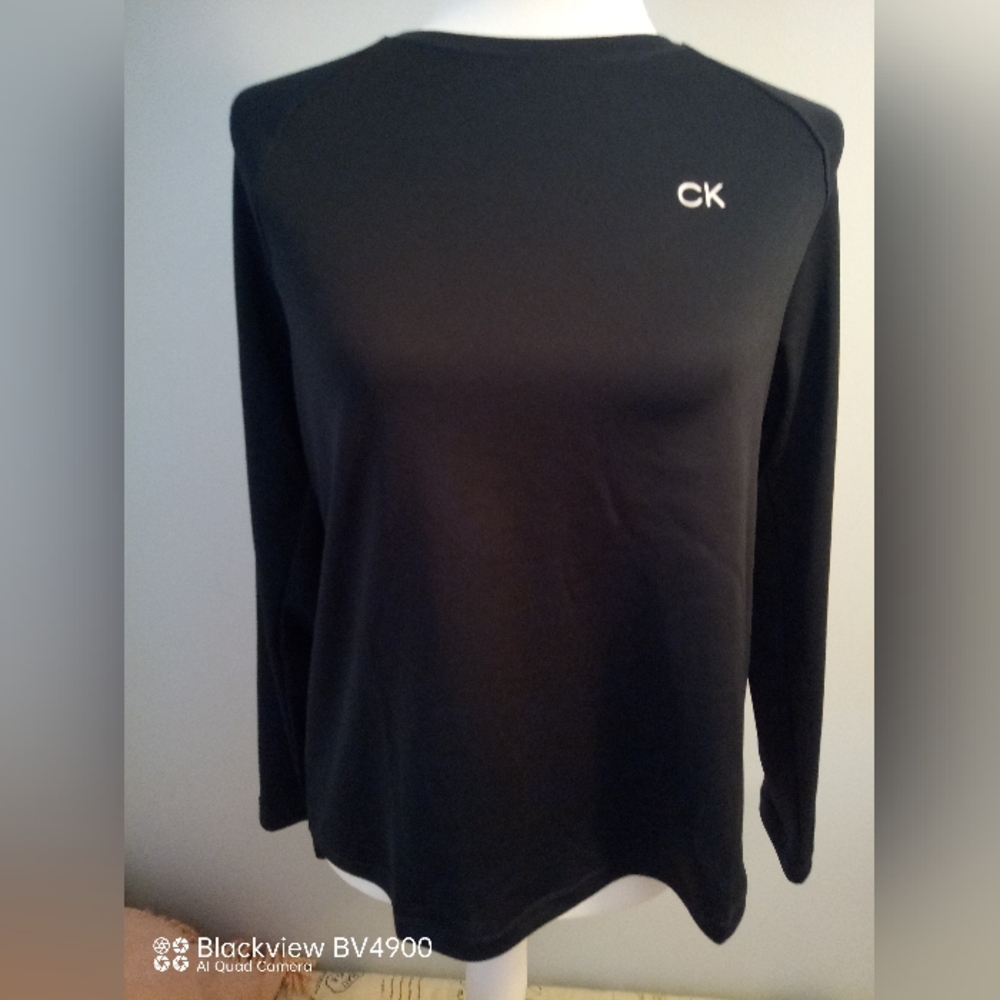 Calvin Klein Long Sleeve Black Performance t-shirt